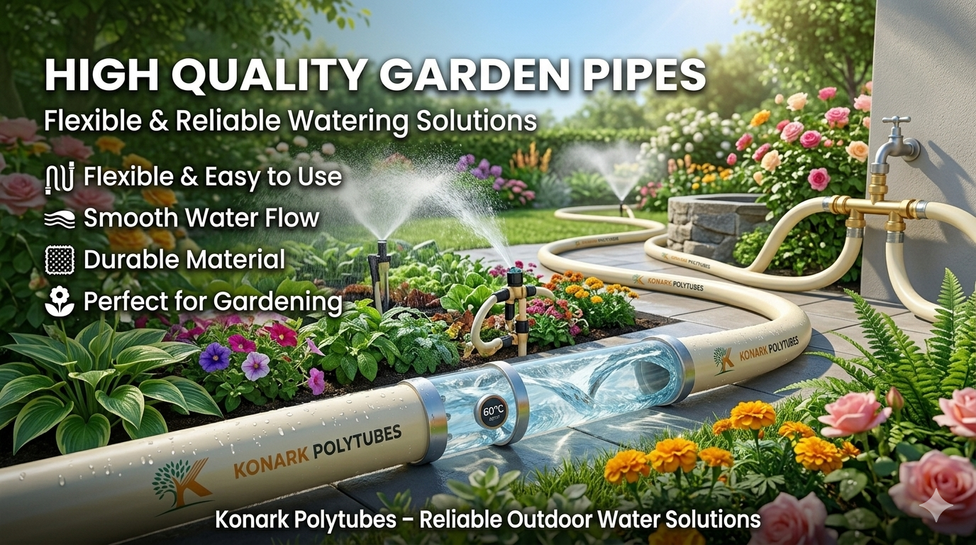 Garden Pipes for Efficient Watering | Best Garden Pipes by Konark